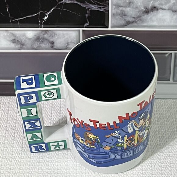 Disney PIXAR Toy Story Toys Tell No Tales 16oz Ceramic Mug White Multi NWT - Picture 5 of 14